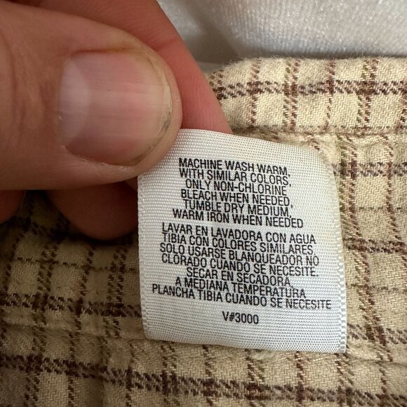 Premier International Men's Plaid Long Sleeved Button Down Shirt Size XL - Picture 6 of 6